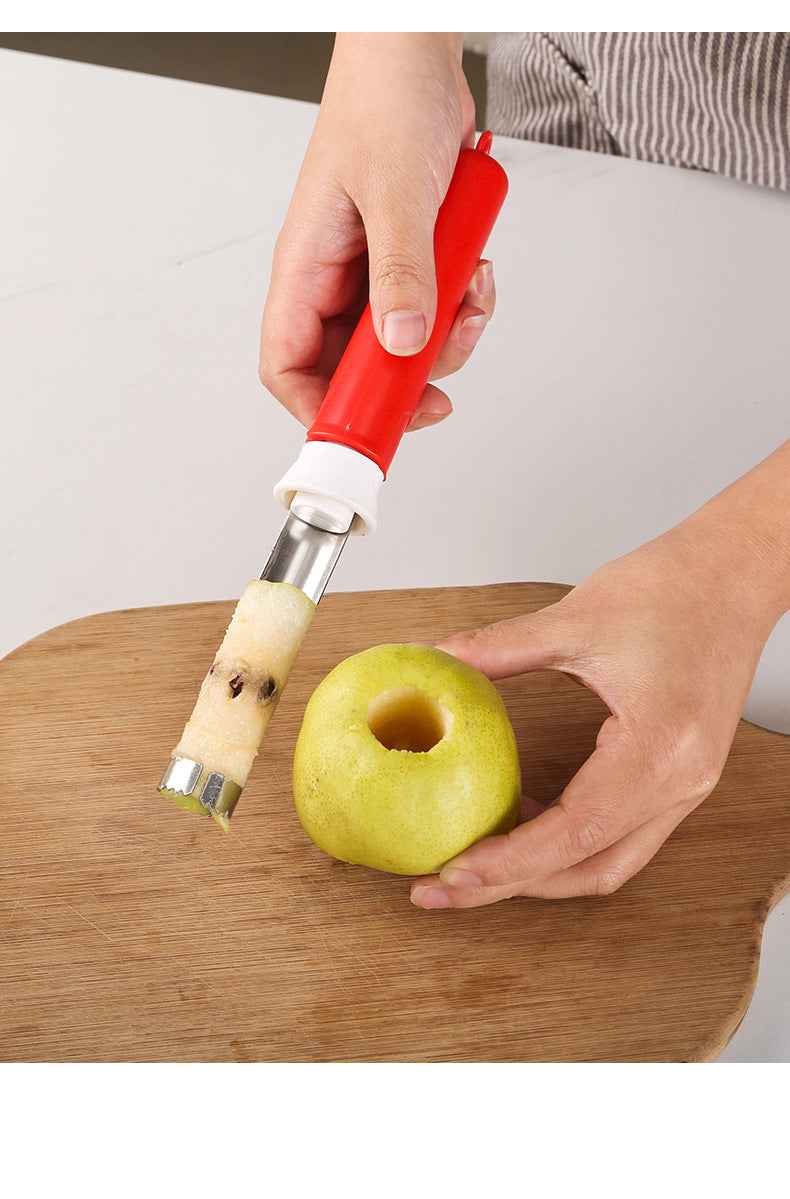 🔥3400+ sold🎁 2-in-1 Apple Corer & Peeler Tool | Stainless Steel