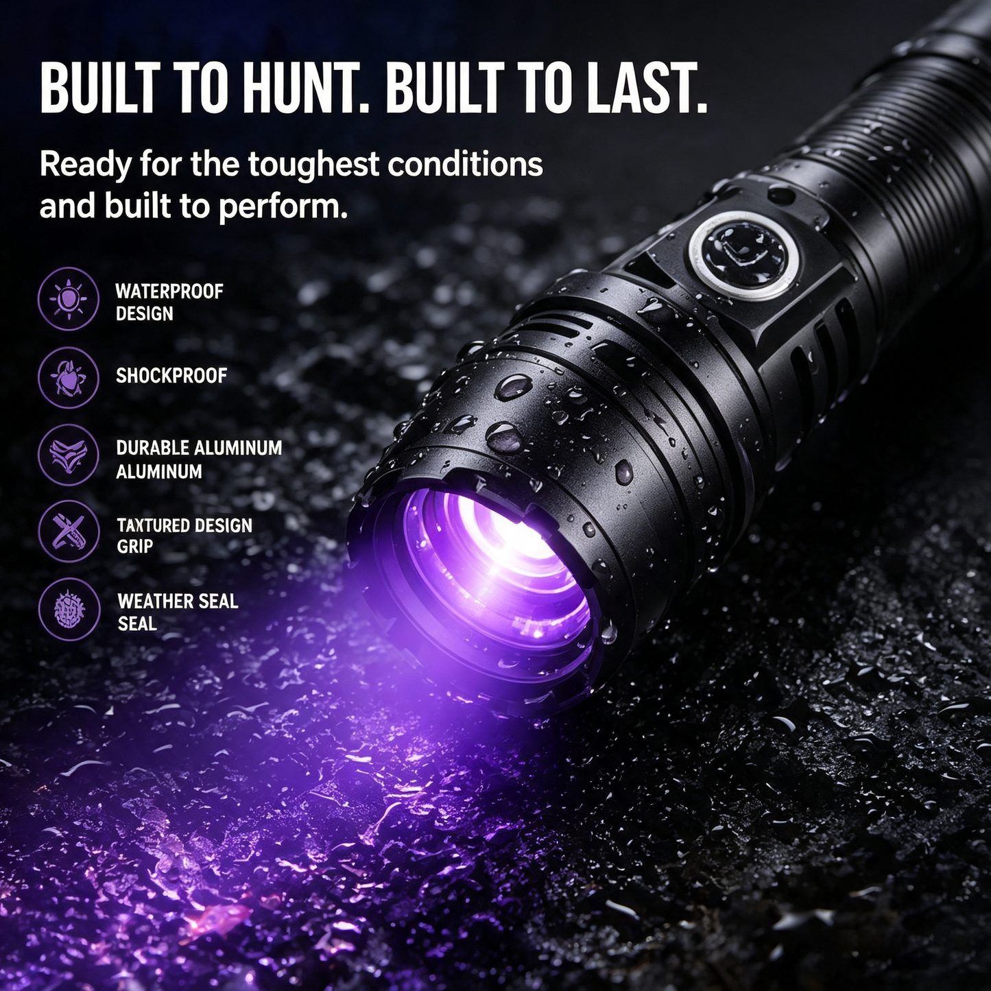 🌟🔦 Rechargeable Blood Tracking Light 🔦 For Night Hunting
