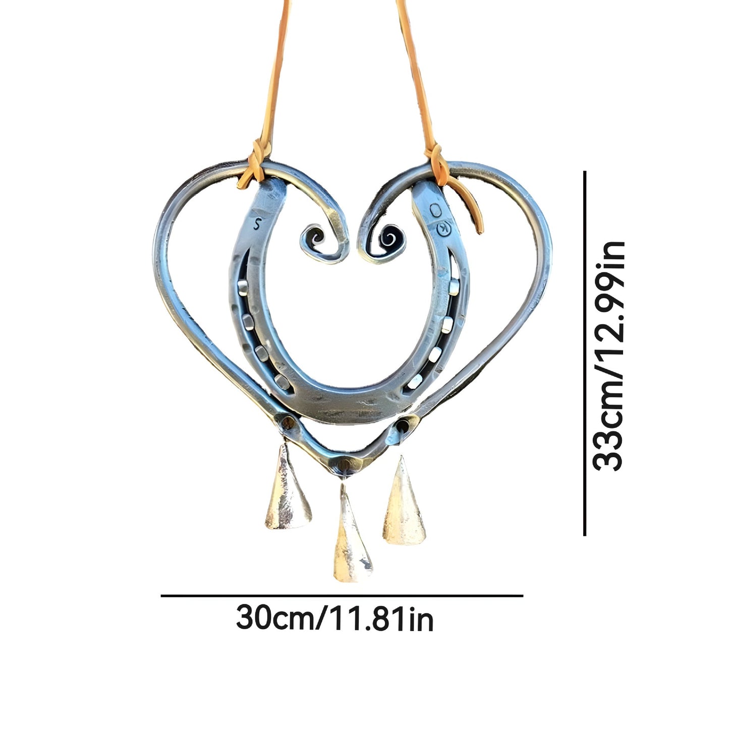 The Horseshoe Heart Wind Chime ❤🐎