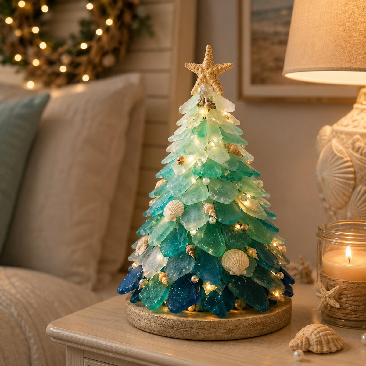 DIY Sea Glass 3D Christmas Tree Kit