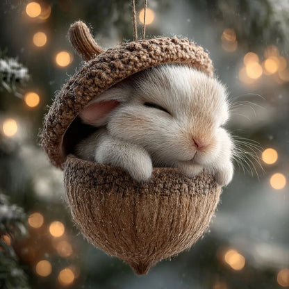 🎁❤️Forest Animal Acorn Ornaments – Cozy Forest Christmas Ornaments