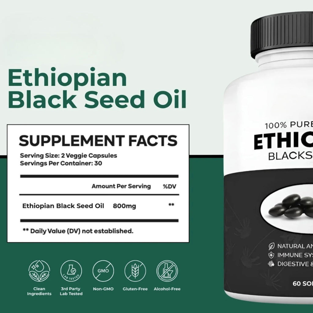 Black Seed Oil - 60 Softgel Capsules