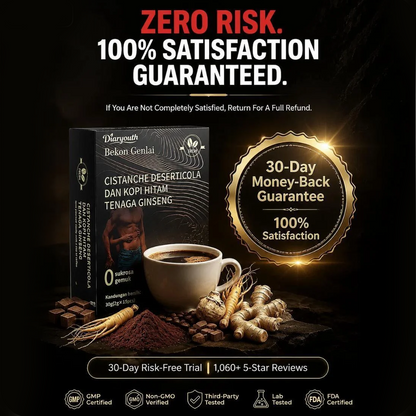 Diaryouth® Maca Coffee 3-Box Bundle Men's Energy & Performance Support|100% Natural&FDA&GMP&HALAL