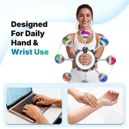 360° Rotating Wrist Strength Trainer – Portable Upper Body Fitness Exerciser