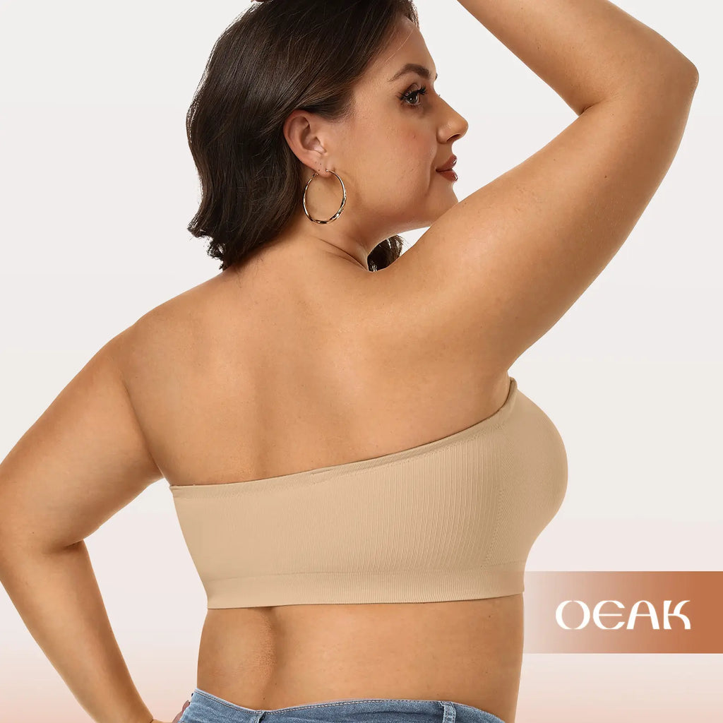 Women's Non-Slip Strapless Bra – Seamless Wireless Support