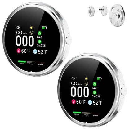 🚨 6-in-1 Plug-In Air Quality Detector | Fast Refresh Home Safety Monitor For House & RV Owners
