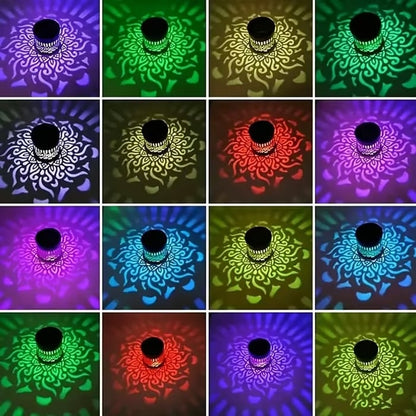 🪐Solar Mandala Wall Light | Outdoor Garden Fence Projector Lamp