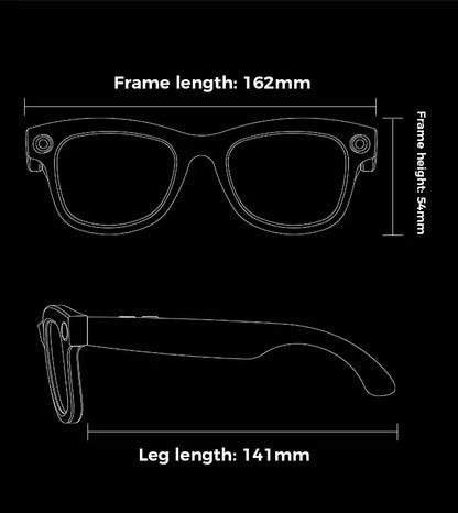 AI Vision Smart Glasses™—Real-time Translation, Camera, Music, and AI Assistant