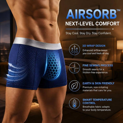 🏆45K+ SOLD 🔥2026 HOT SALE  AirSorbTM Premium All-Day Comfort IceSilk Mesh Men's Boxer