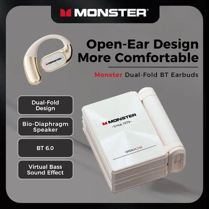 ⏰ Last Chance: Monster AC530 Open-Ear Headset – 49% Off Ends Tonight! Perfect Gift for Everyone
