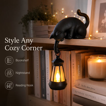 Cat-themed Bookshelf Light