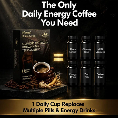 Diaryouth® Maca Coffee 3-Box Bundle Men's Energy & Performance Support|100% Natural&FDA&GMP&HALAL