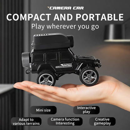 🕹️1:64 Mini Alloy RC Car With HD Camera & Real-Time Video Transmission(App & Remote)🚙