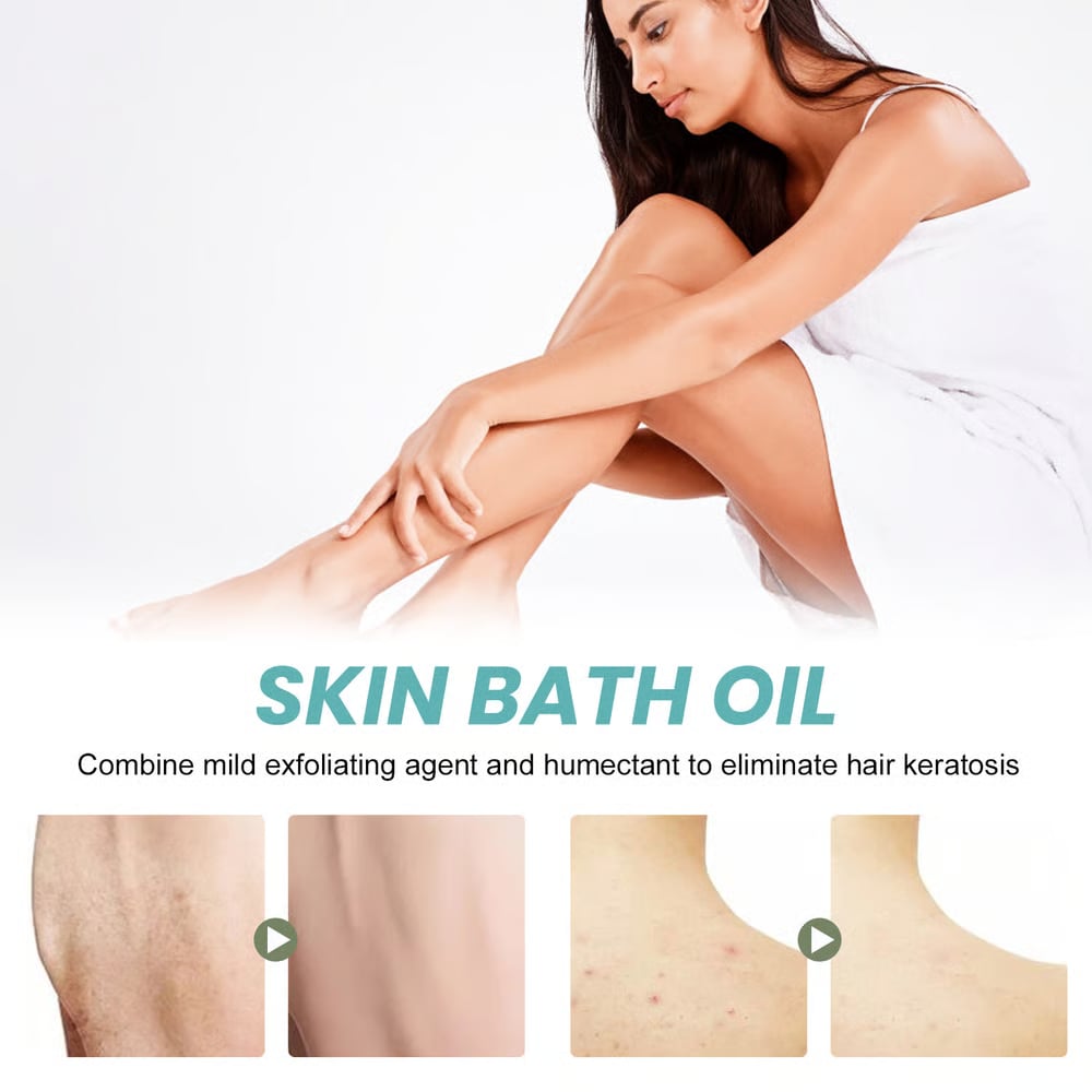 🌿Last Day Promotion 49% OFF - Ultra-Hydrating Bath & Shower Oil - For Silky Smooth Skin & Natural Mosquito Protection!