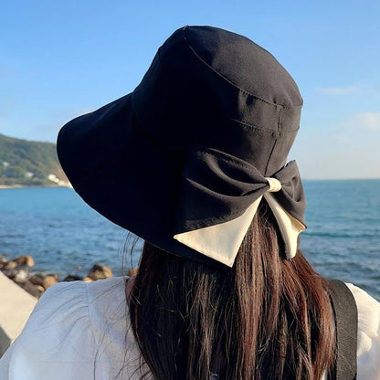 ☀️Summer Hot Sale 49% OFF👒Women's Bowknot Wide Brim Sun Protective Hat