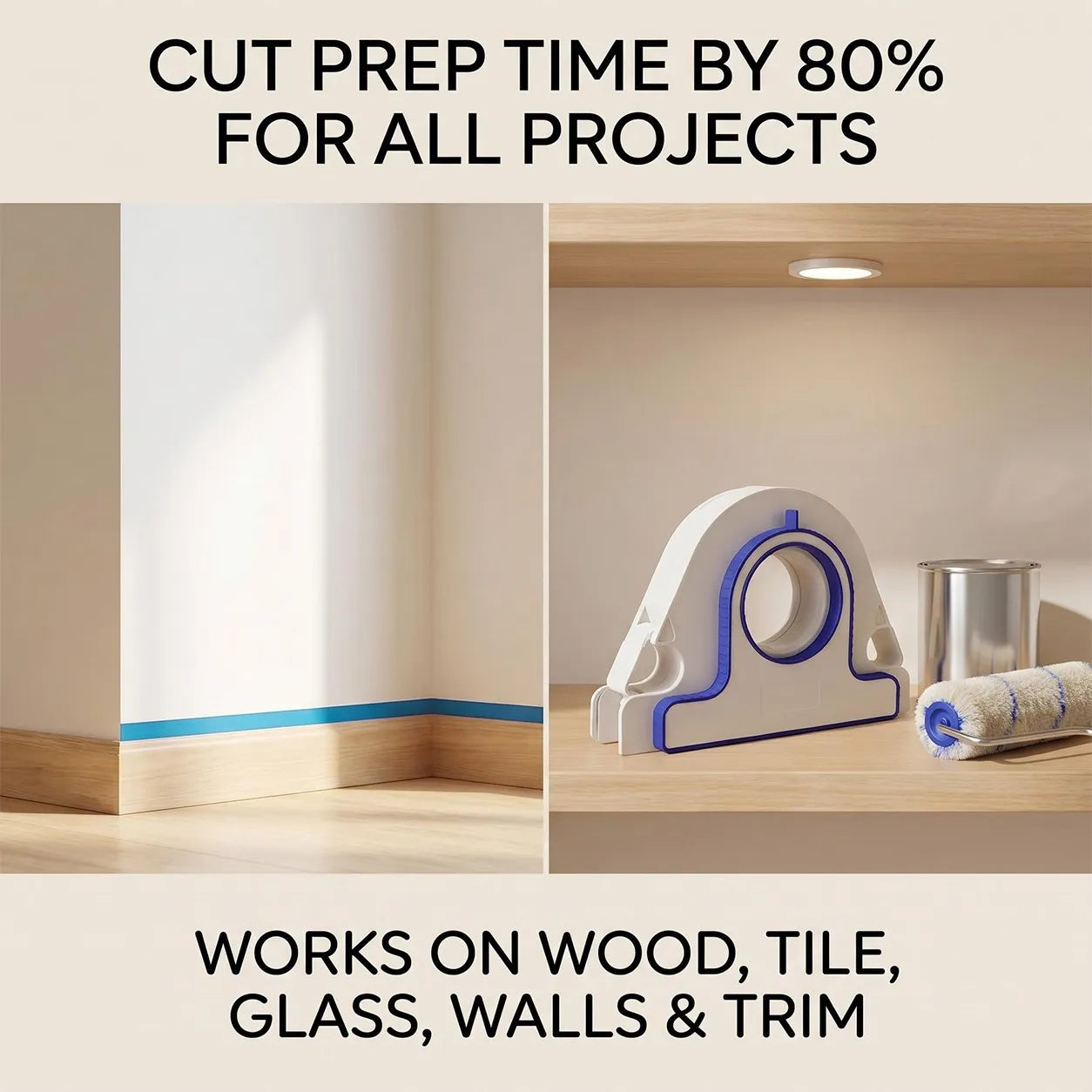 High-efficiency Painter Masking Tape Applicator