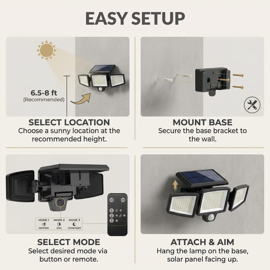 🔥HOT SALE 49% OFF 🔥 SpotLift Outdoor Solar Light