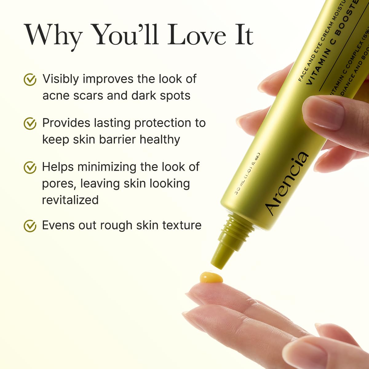 💥Black Friday Sale: Up to 49% Off 🔥Arencia Vitamin C Booster Serum with Glutathione, Niacinamide and Vitamin E for Glow Skin 1.01 fl oz