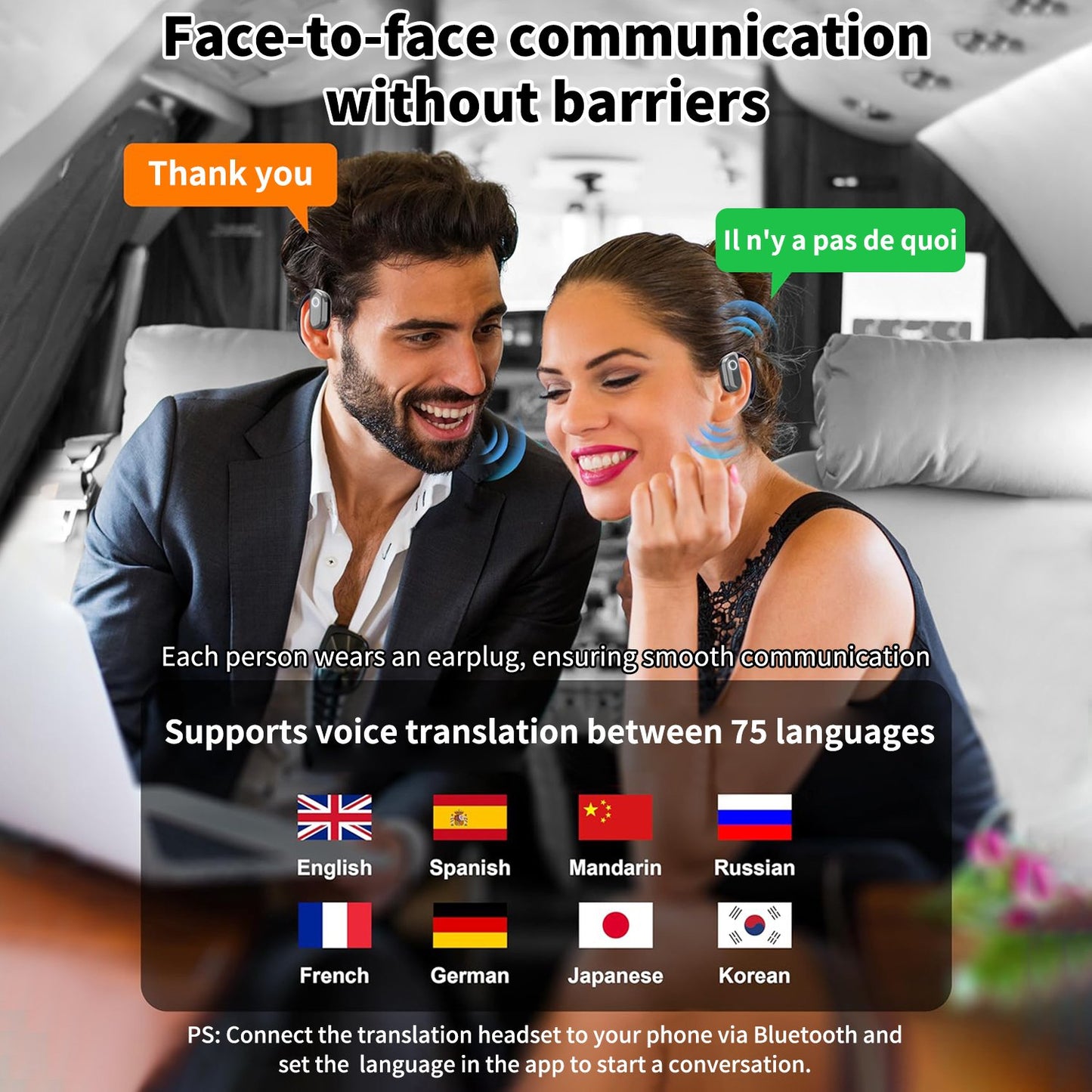 🏆#1 Best Seller ⏰69% OFF 💎AI Translation Wireless OWS Bluetooth5.4 Earphones (Fit iOS & Android)