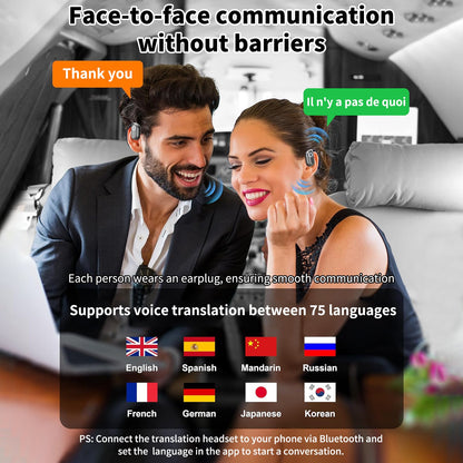 🏆#1 Best Seller ⏰69% OFF 💎AI Translation Wireless OWS Bluetooth5.4 Earphones (Fit iOS & Android)