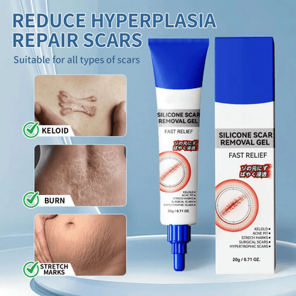 🧴Advanced Silicone Smoothing Gel - Professional Smoothing Formula for New & Old Scars