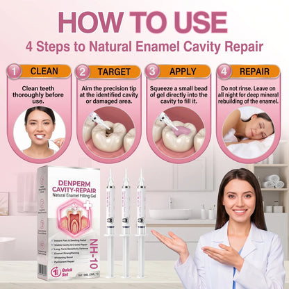 DenPerm Cavity-Repair Natural Enamel Filling Gel