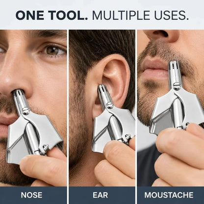 ✂️ Manual Nose Hair Trimmer – Precision Grooming. No Battery Needed.