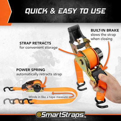 🎁 Limited Time – Upgraded 2025 Retractable Ratchet Strap (Perfect Gift for Men💙)