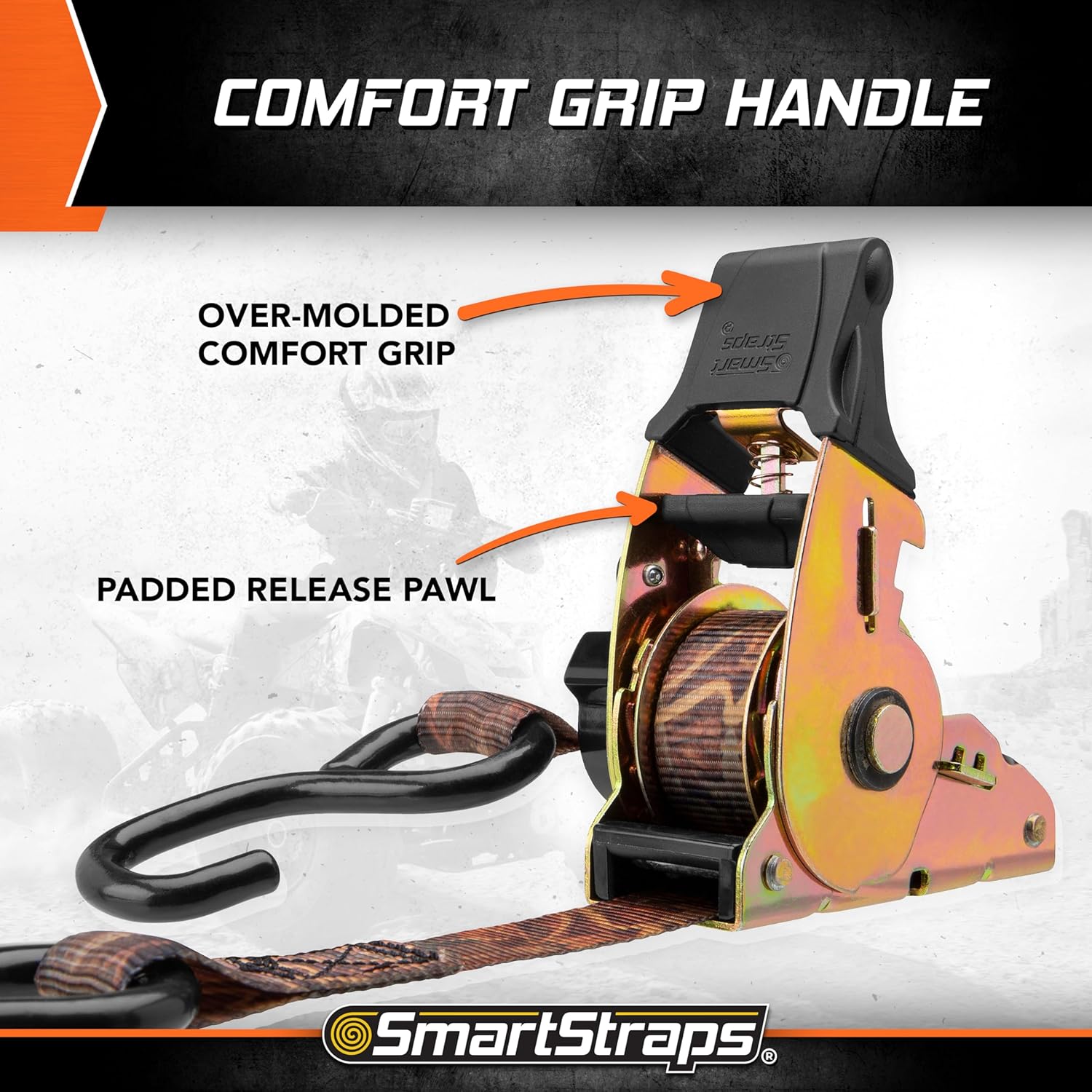 🎁 Limited Time – Upgraded 2025 Retractable Ratchet Strap (Perfect Gift for Men💙)
