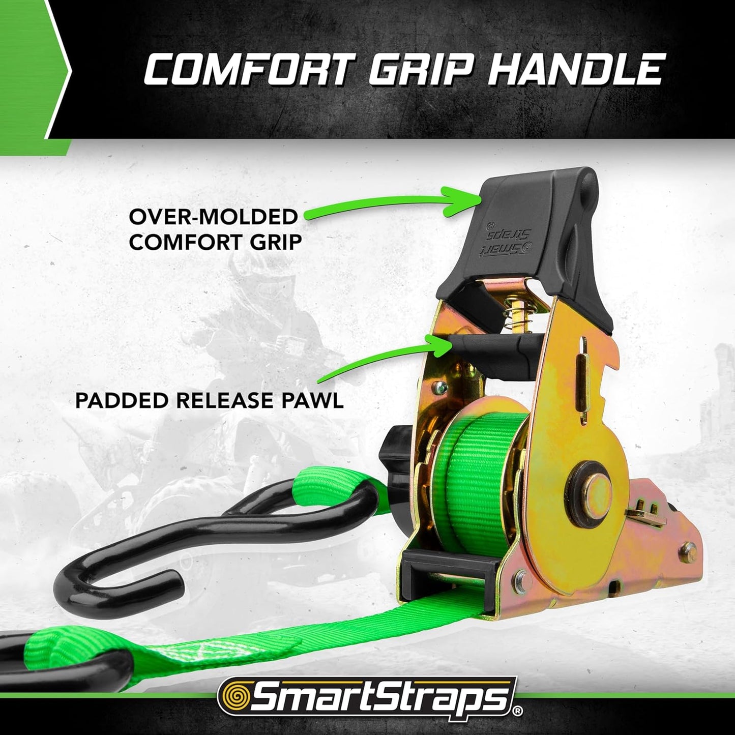 🎁 Limited Time – Upgraded 2025 Retractable Ratchet Strap (Perfect Gift for Men💙)