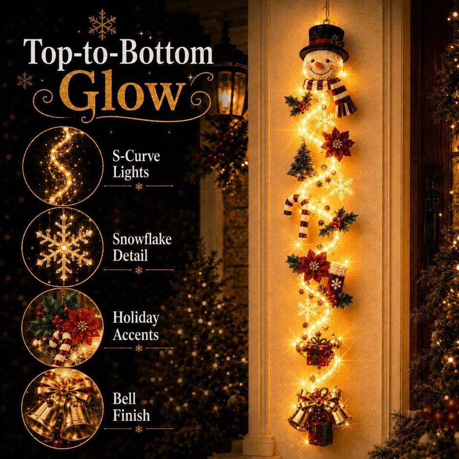 🎅Glowing Christmas Door Hanger