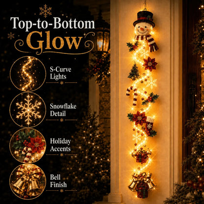🎅Glowing Christmas Door Hanger