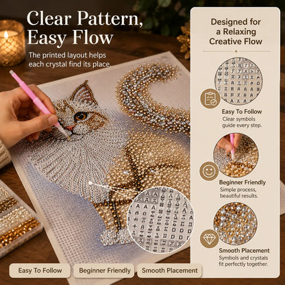 👼✨ Premium Crystal Diamond Wall Art Kit | Luxury Canvas with Scratch-Resistant Non-Fading Diamond Beads DIY Angel-Inspired Decor ✨