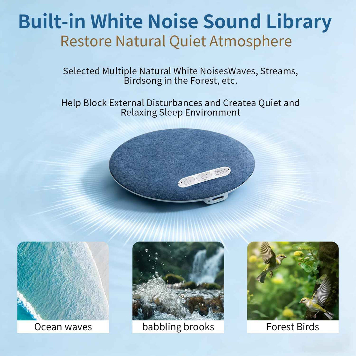 🛌 Sleep Sound Pillow Speaker