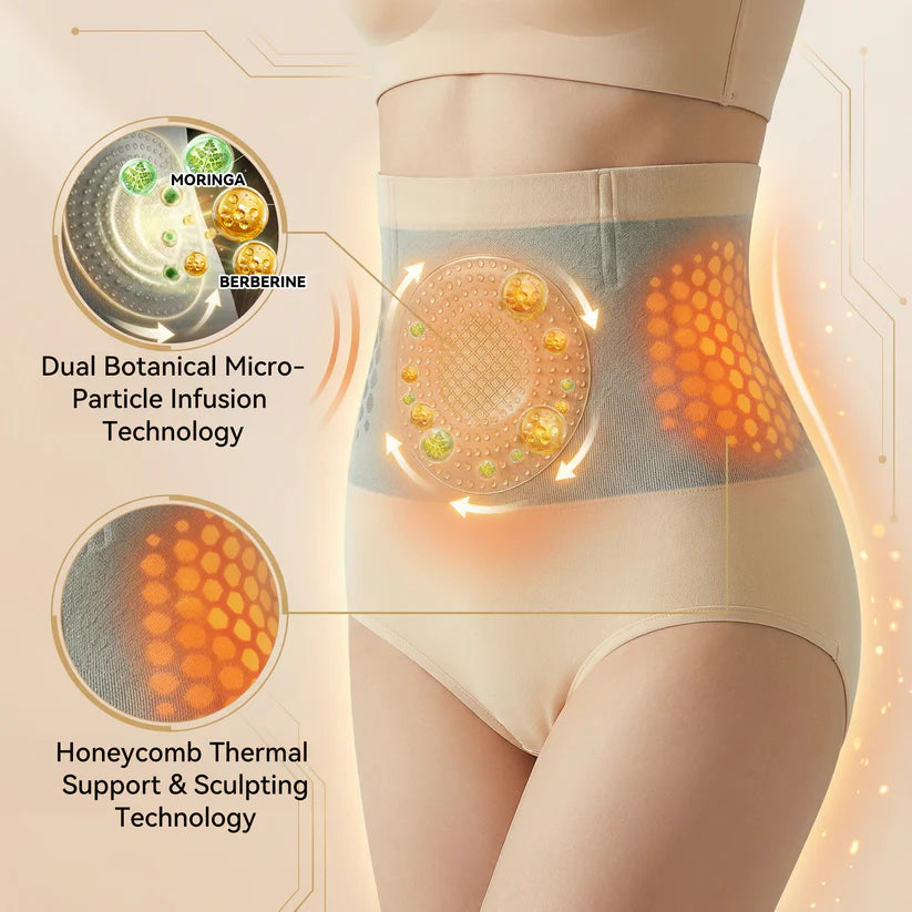 Official Brand Store|2026 Moringa & Berberine 4-in-1 Micro-Particle Shaping & Fat Burning Shorts