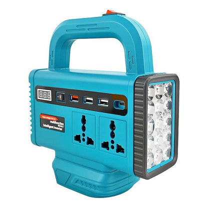 ⏰Portable Power Inverter with LED Work Light