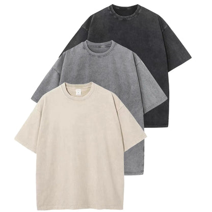 Hot Sale 49% OFF -🔥Yimoon Women's Loose T-Shirt 3-Pack – Summer Unisex-Style Solid Color Streetwear Tops