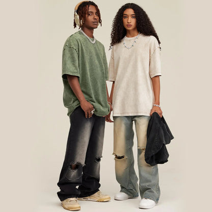 Hot Sale 49% OFF -🔥Yimoon Women's Loose T-Shirt 3-Pack – Summer Unisex-Style Solid Color Streetwear Tops