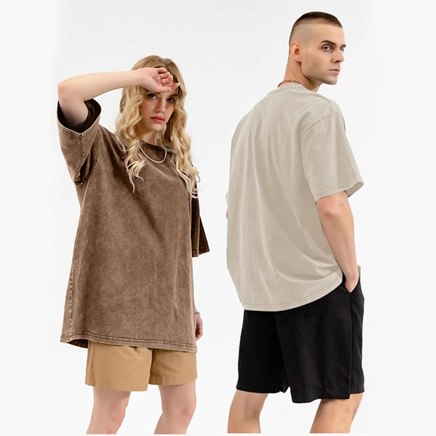 Hot Sale 49% OFF -🔥Yimoon Women's Loose T-Shirt 3-Pack – Summer Unisex-Style Solid Color Streetwear Tops