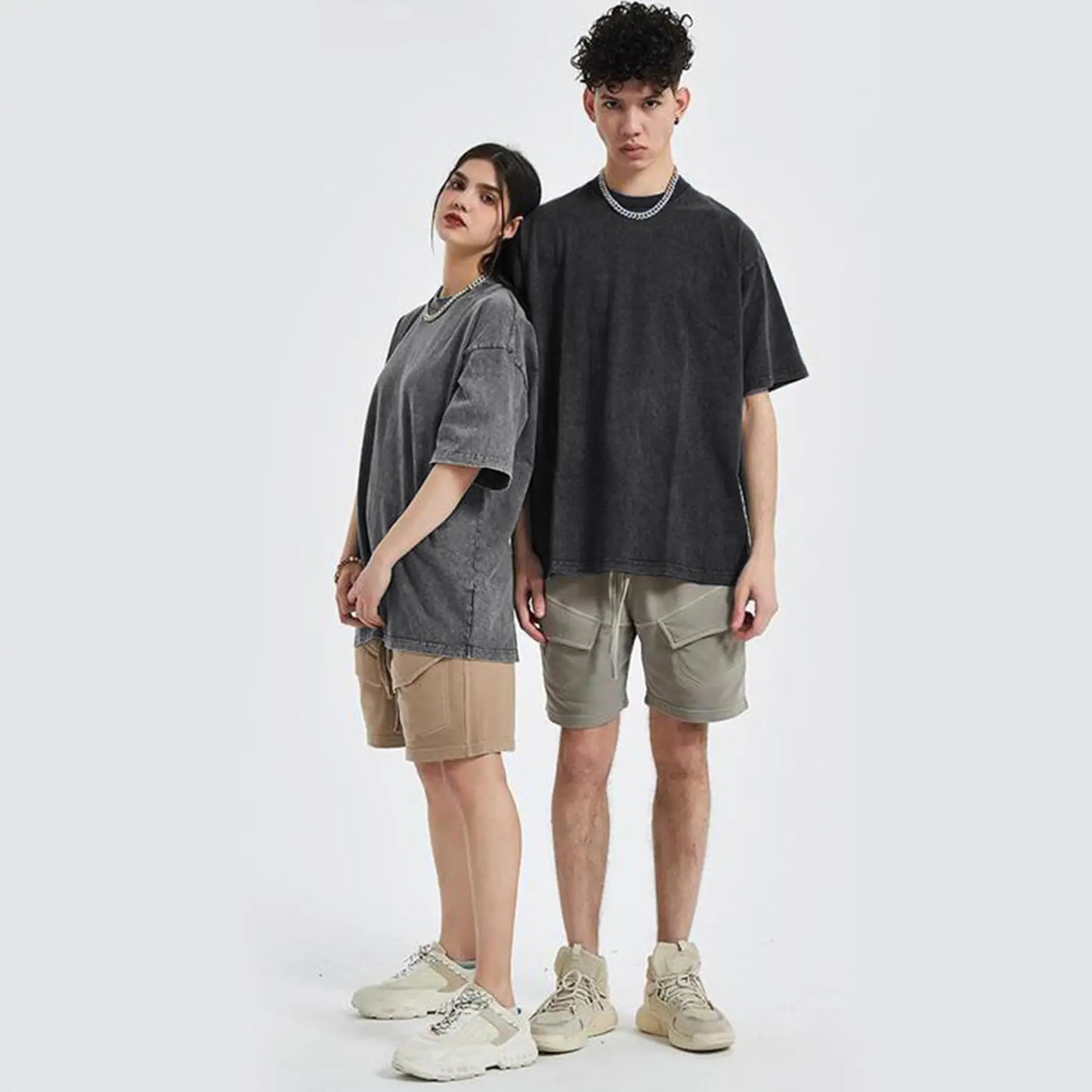 Hot Sale 49% OFF -🔥Yimoon Women's Loose T-Shirt 3-Pack – Summer Unisex-Style Solid Color Streetwear Tops