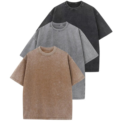 Hot Sale 49% OFF -🔥Yimoon Women's Loose T-Shirt 3-Pack – Summer Unisex-Style Solid Color Streetwear Tops