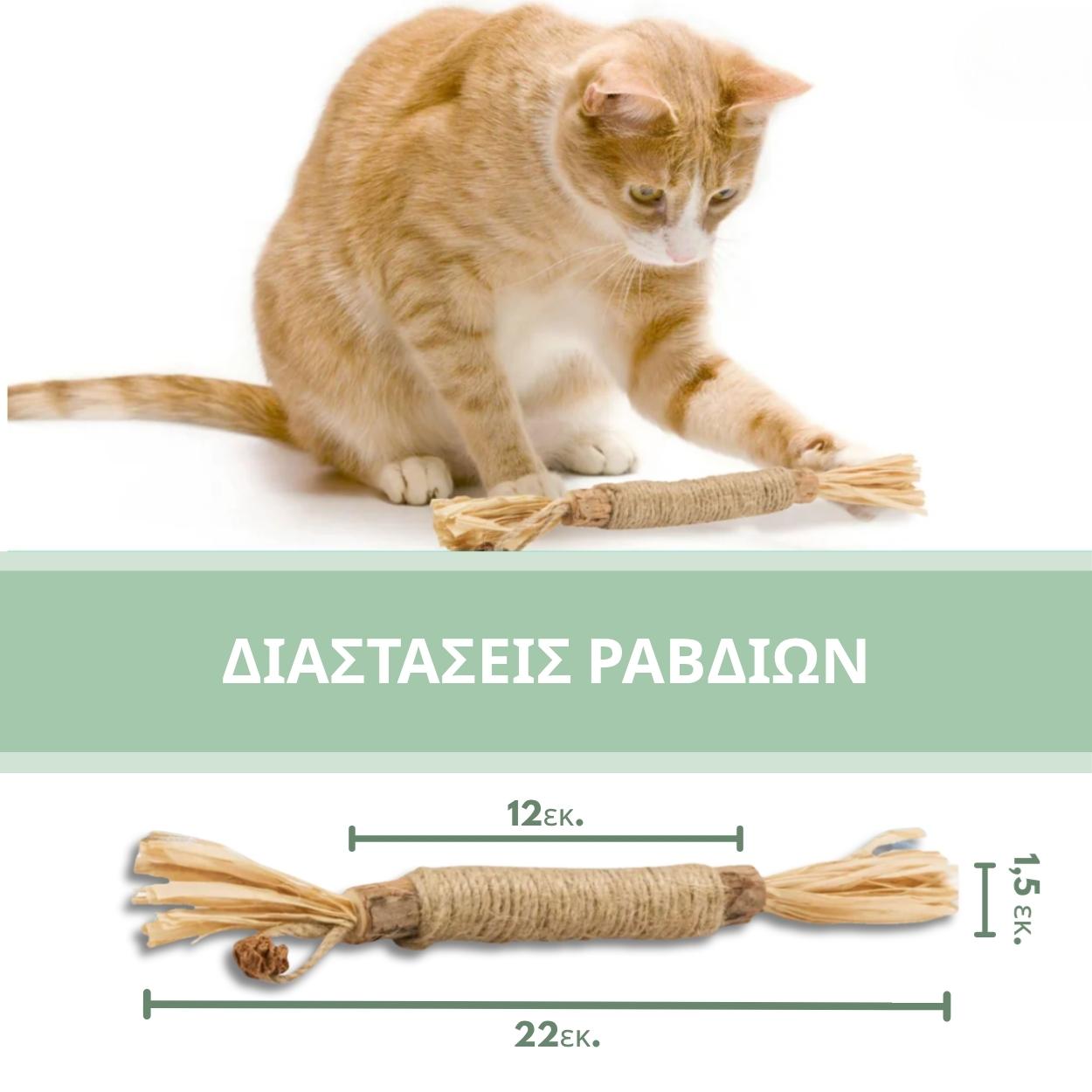 🔥HOT SALE 49% OFF🔥Cat Teething Stick  Catnip Chew Toy  Dental Care Bell