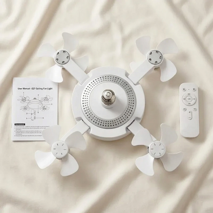 E27 LED Ceiling Fan Light Bulb With Remote Control