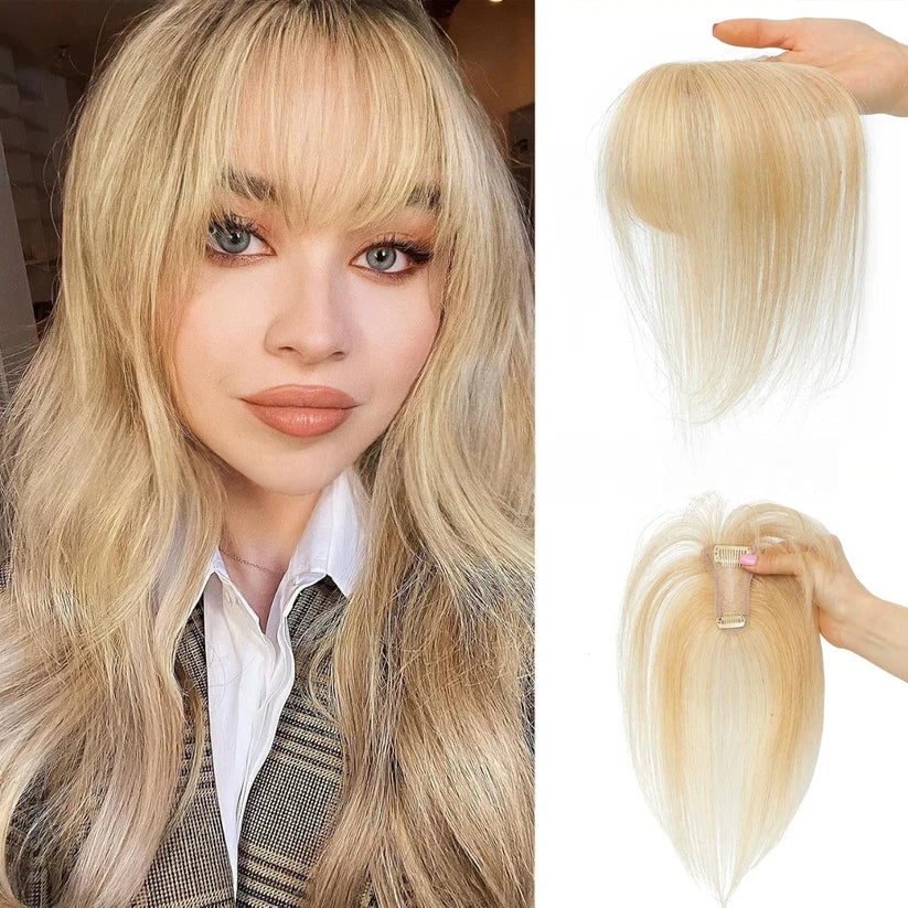 3D Clip-In Bangs Hair Topper for Women – Natural-Looking Volume & Coverage