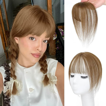 3D Clip-In Bangs Hair Topper for Women – Natural-Looking Volume & Coverage