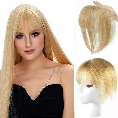 3D Clip-In Bangs Hair Topper for Women – Natural-Looking Volume & Coverage