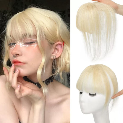 3D Clip-In Bangs Hair Topper for Women – Natural-Looking Volume & Coverage