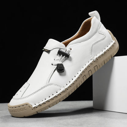 2026 Women's Comfortable Handmade Leather Loafers | Casual Slip-On Walking Shoes (buy 2 free shipping)