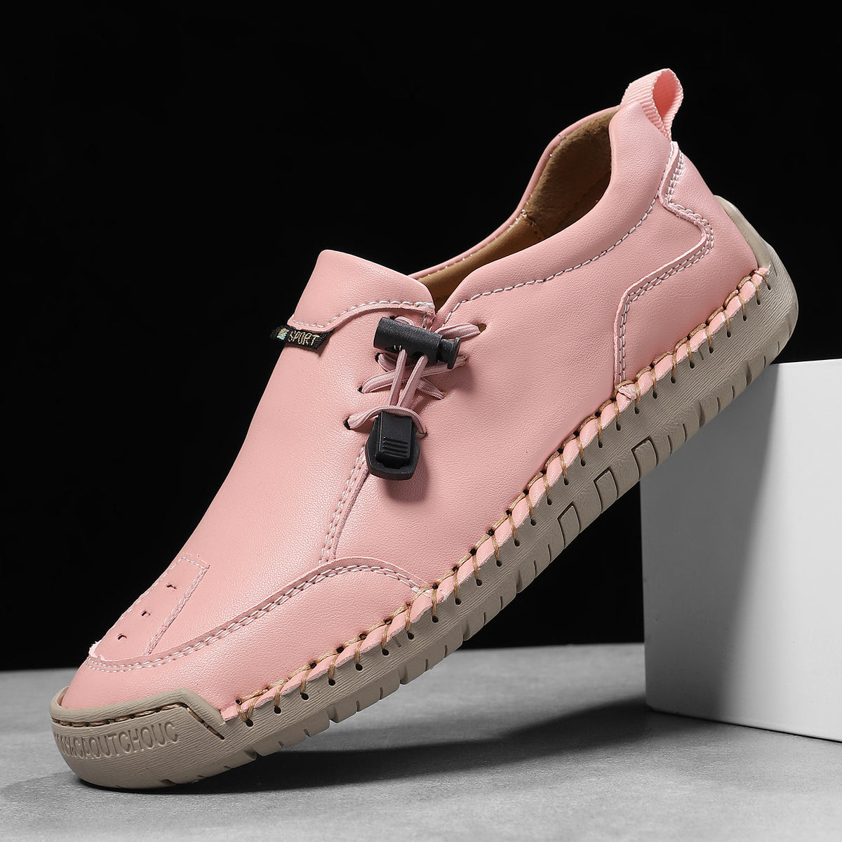 2026 Women's Comfortable Handmade Leather Loafers | Casual Slip-On Walking Shoes (buy 2 free shipping)