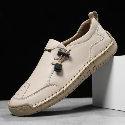 2026 Women's Comfortable Handmade Leather Loafers | Casual Slip-On Walking Shoes (buy 2 free shipping)